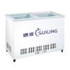 穗凌（SUILING） 冰柜商用卧式冷柜玻璃门冷冻冷藏柜饮料展示柜单温家用保鲜小冰箱WD4